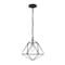 Z-Lite Geo 1 Light Mini Pendant, Matte Black 918MP-MB-CH - alternate 1
